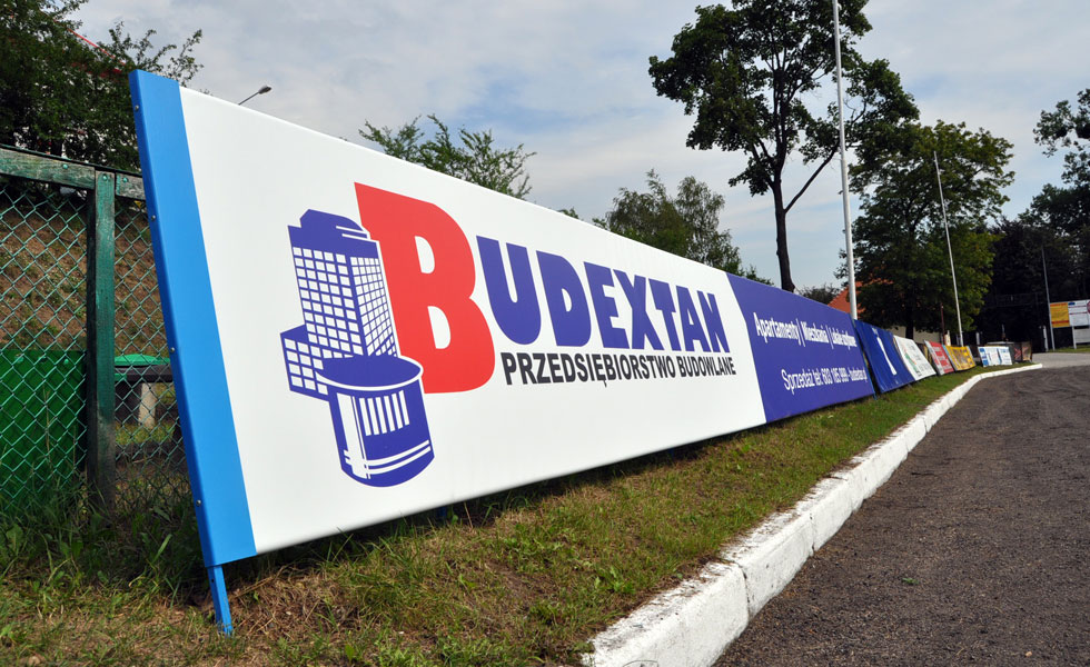 Banda stadionowa dla firmy BUDEXTAN.